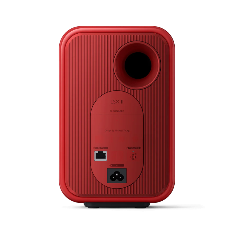 KEF LSX II Lava Red
