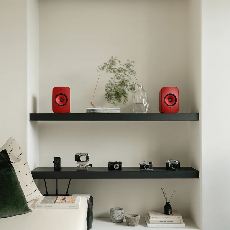 KEF LSX II Lava Red