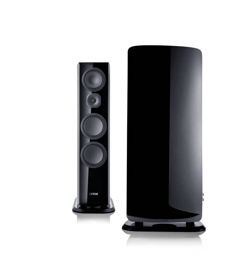 Canton Vento 101 Schwarz High Gloss