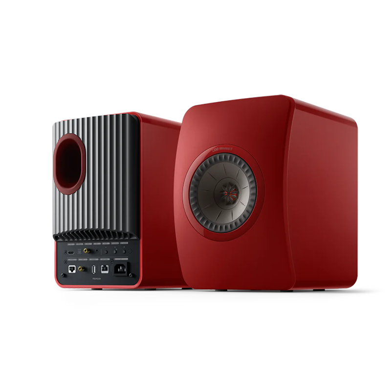 KEF LS50 Wireless II Crimson Red Special Edition