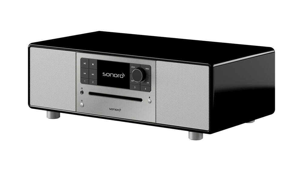 Sonoro PRESTIGE Schwarz hochglänzend - silber