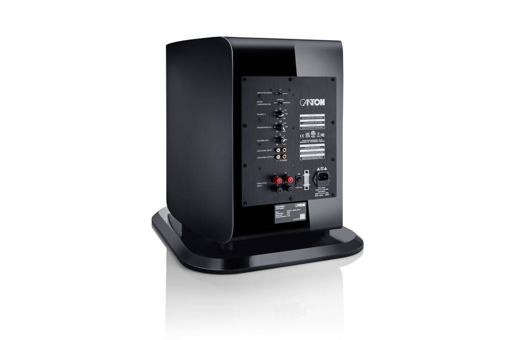 Canton Vento Sub 1 Schwarz High Gloss