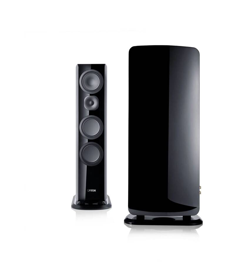 Canton Vento 91 Schwarz High Gloss