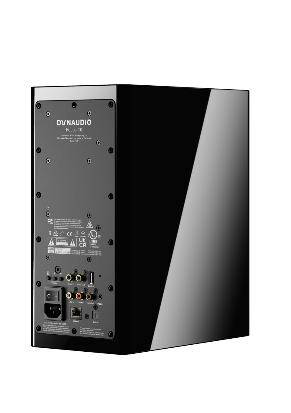 Dynaudio Focus 10 Schwarz Hochglanz