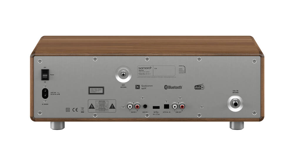 Sonoro PRESTIGE Walnuss - silber