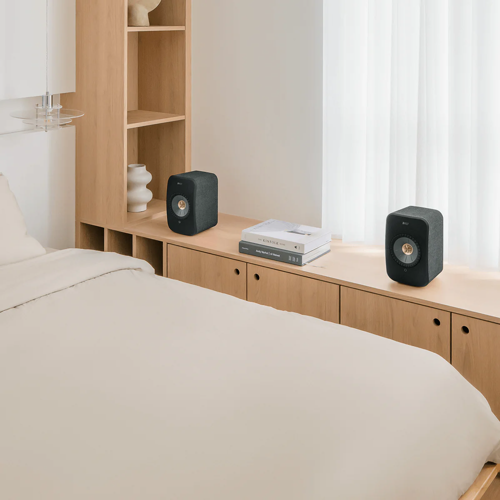 KEF LSX II Carbon Black