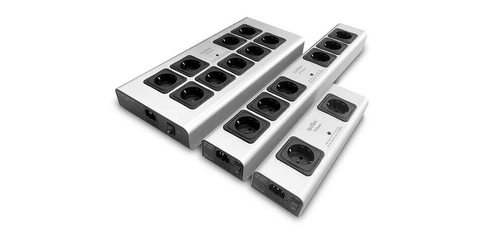 IsoTek V5 Gemini 2-outlets Power Bar IsoTek V5 Gemini 2-outlets Power Bar Silver
