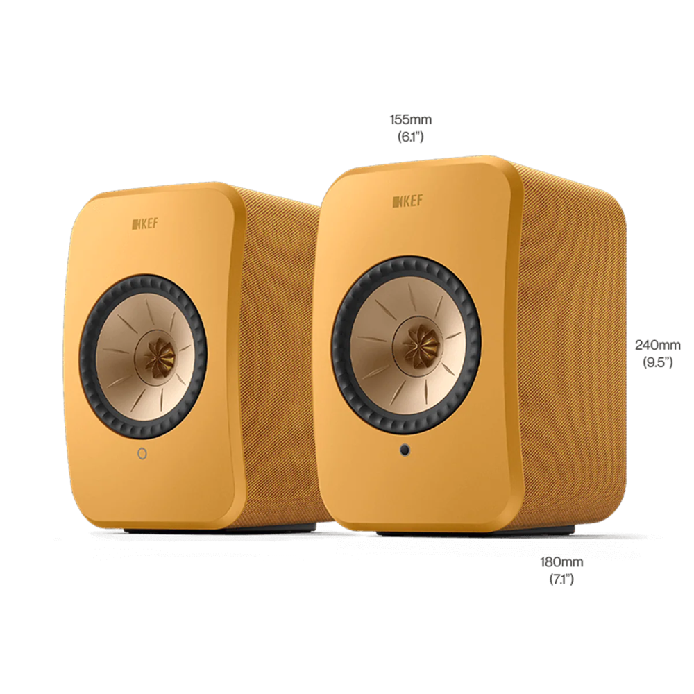 KEF LSX II Amber Haze