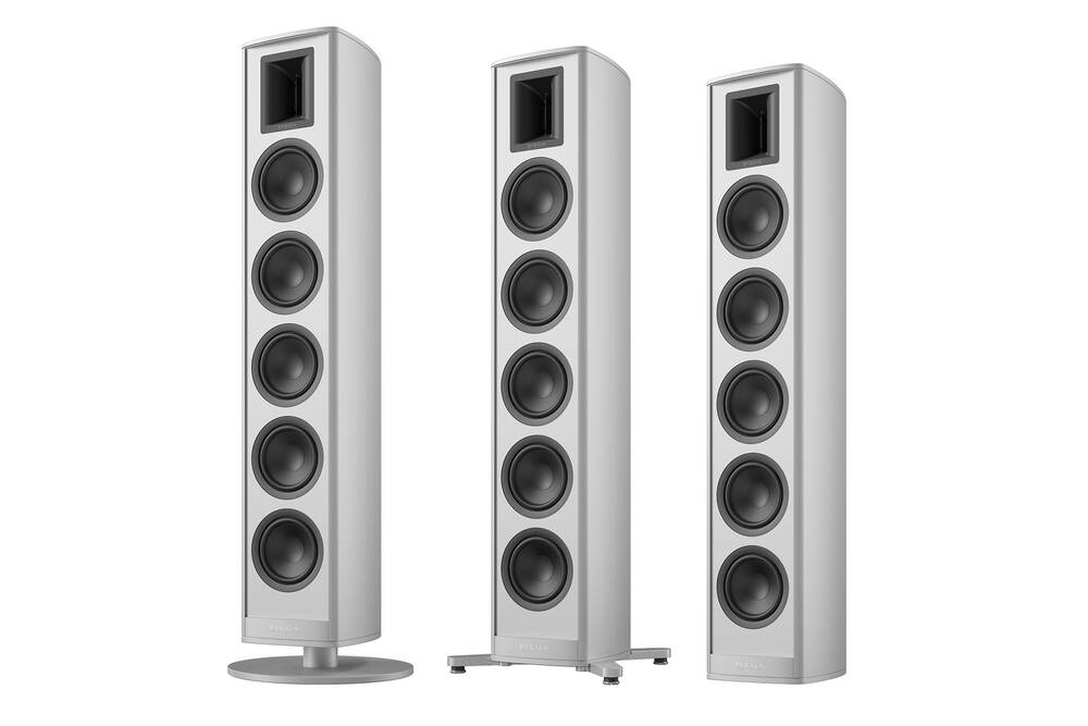 PIEGA Premium 801 Aluminiumgehäuse sandgestrahlt, silber eloxiert