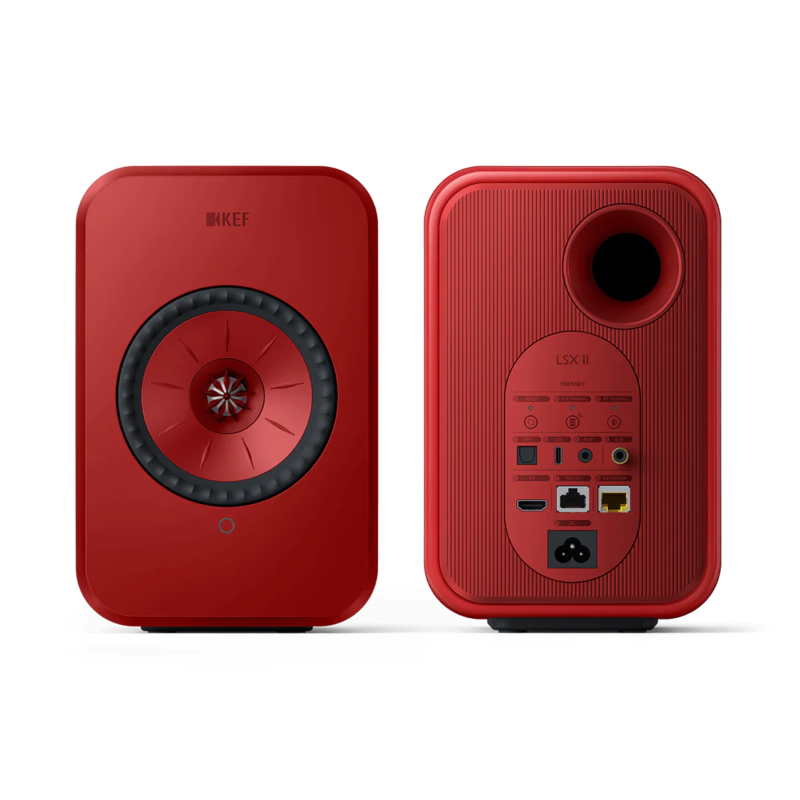 KEF LSX II Lava Red
