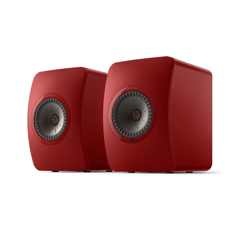 KEF LS50 Wireless II KEF LS50 Wireless II Crimson Red Special Edition
