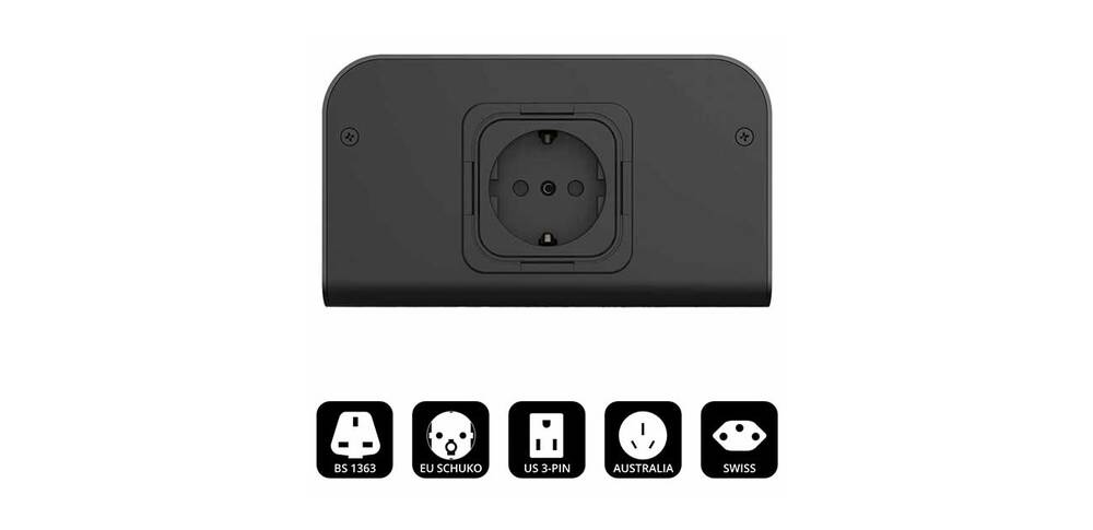 IsoTek V5 Syncro Uni 16 DC-Blocker Black