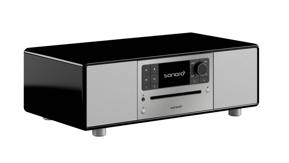 Sonoro PRESTIGE Schwarz hochglänzend - silber
