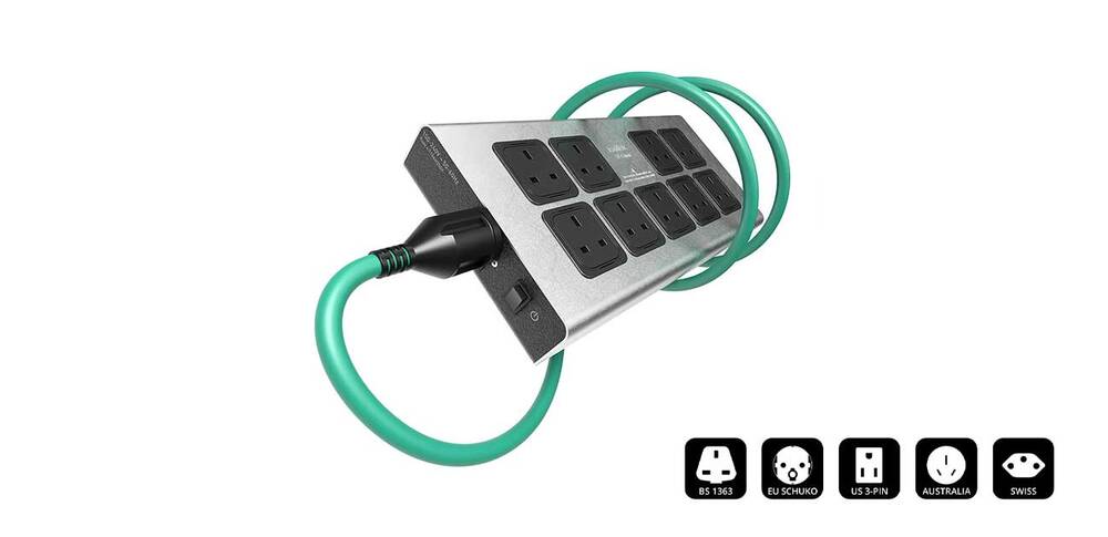 IsoTek V5 Corvus 9-outlets Power Bar IsoTek V5 Corvus 9-outlets Power Bar Silver