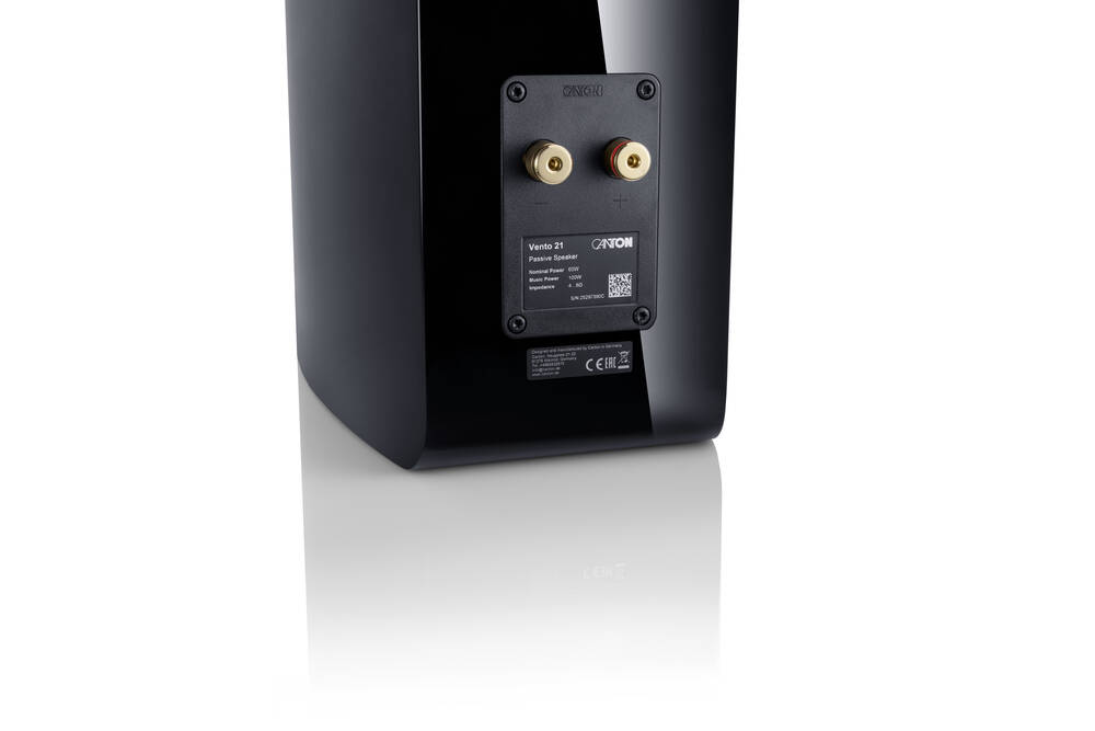 Canton Vento 21 Schwarz High Gloss