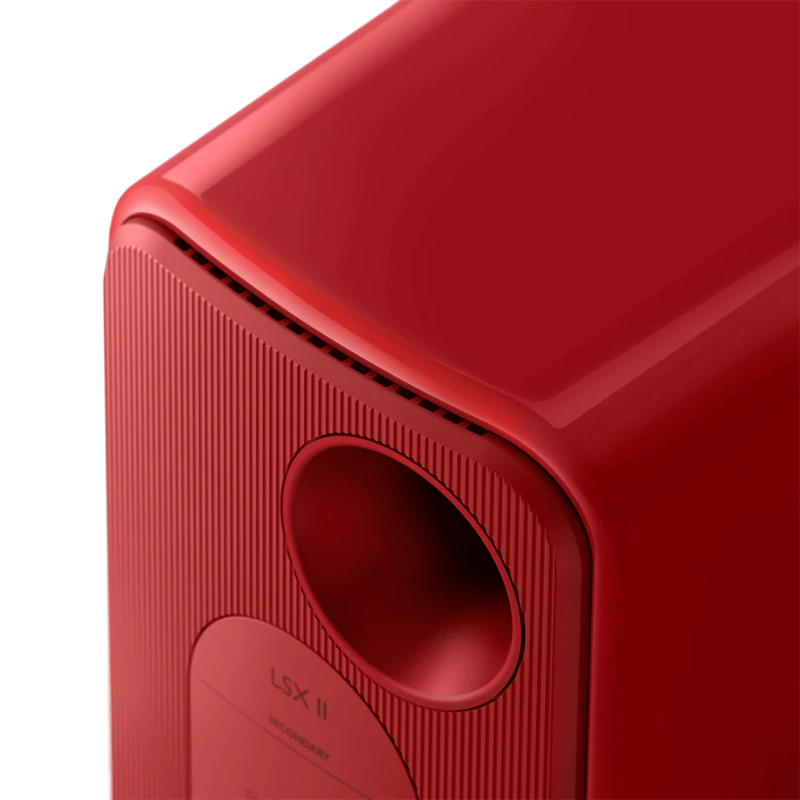 KEF LSX II Lava Red
