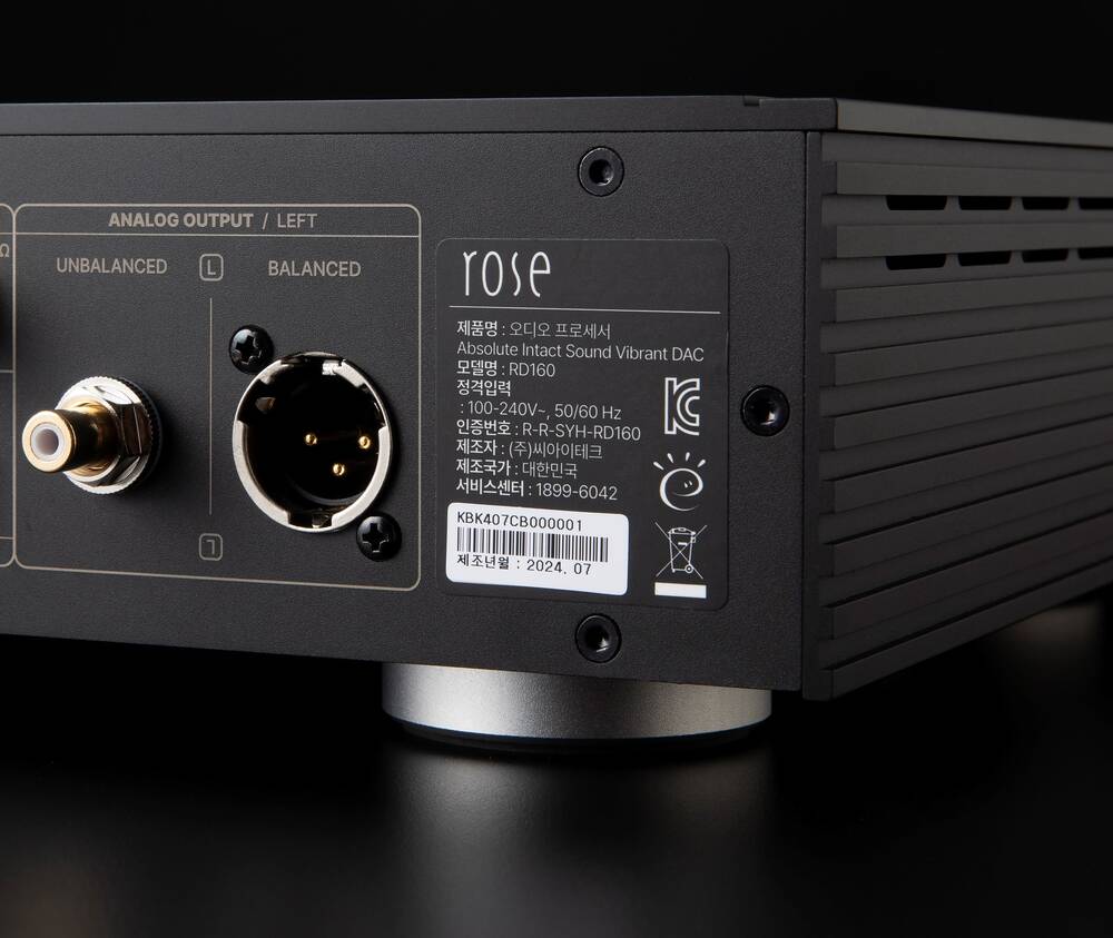 Rose RD160 Schwarz